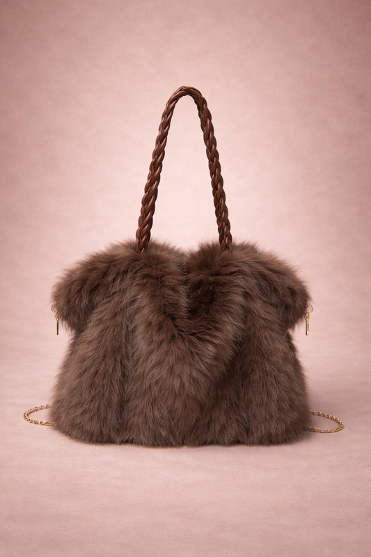 Colette | Velvet Shoulder Tote